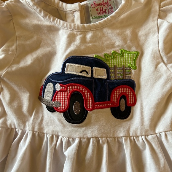 Smocked or Not Christmas Dress - Picture 2 of 4